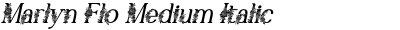 Marlyn Flo Medium Italic